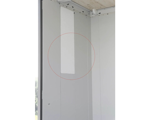 Wandpaneel mit integrierter Aussparung