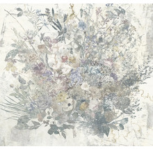 Motif floral avec éléments floraux