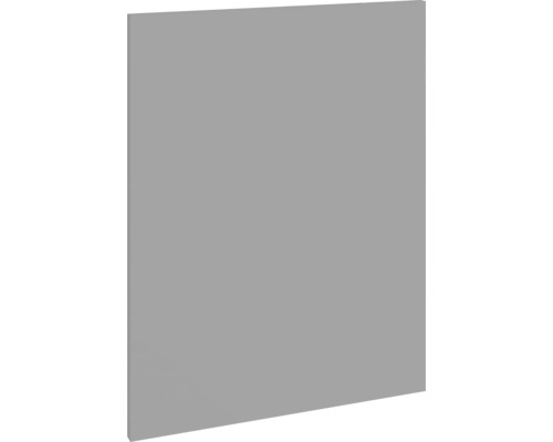 PICCANTE Smart Geschirrspülerblende für teilintegrierten Geschirrspüler 45 cm basaltgrau matt mit Dickkante "BB" Graue Möbelplatte