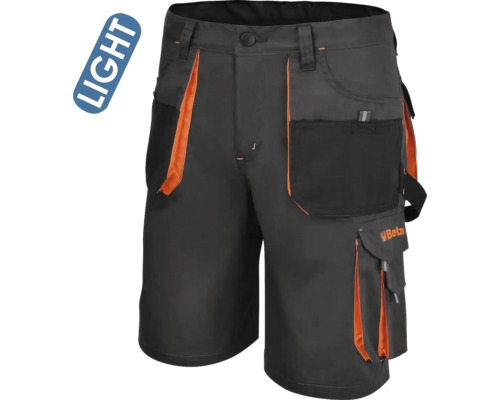 Short de travail gris avec poches