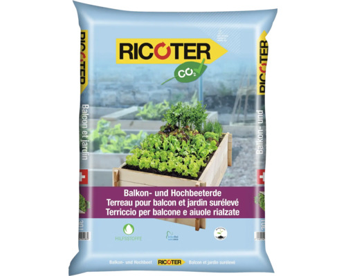 Terreau pour balcon et plate-bande surélevée Ricoter en sac