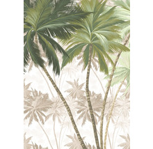 Papier peint décoratif avec motif de palmier pour espaces intérieurs