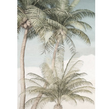 Illustration de palmiers comme décoration murale