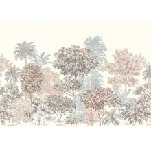 Papier peint avec motif de forêt