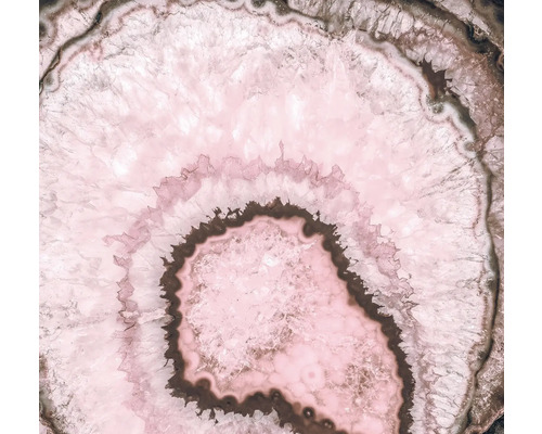 Gros plan d'une géode d'agate polie