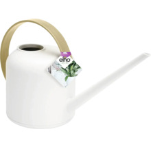 Arrosoir blanc avec poignée et bec verseur