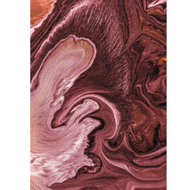 Art abstrait avec des mélanges de couleurs marbrées