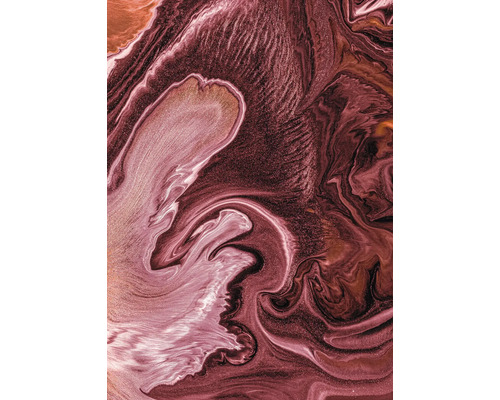 Papier peint panoramique intissé INX4-075 Ink Mélange 4 pces 200 x 280 cm Art abstrait avec des mélanges de couleurs marbrées