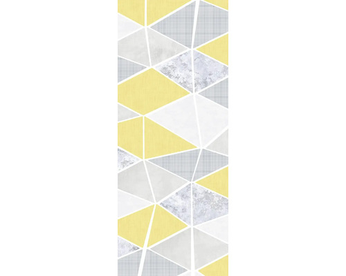 Papier peint à motif géométrique triangulaire