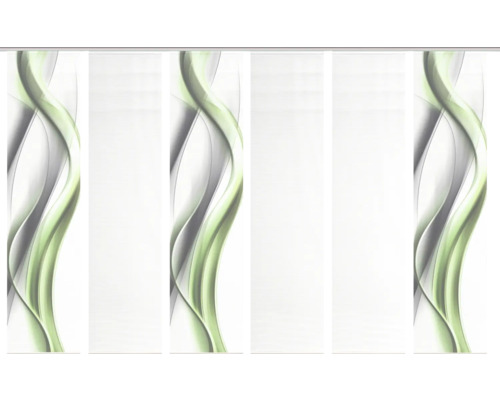 Schiebegardine mit grafischem Muster