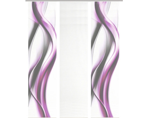 Schiebevorhang mit abstraktem Muster für Fensterdekoration