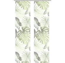 Dekostoff mit Blättermuster für Fensterdekoration