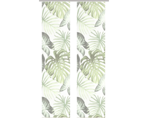 Dekostoff mit Blättermuster für Fensterdekoration