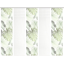 Schiebevorhang mit Pflanzenmuster für Fensterdekoration