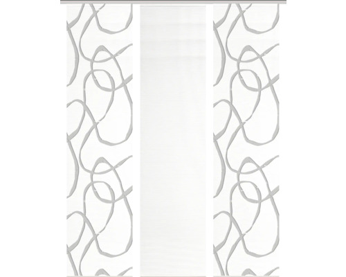 Schiebegardine mit abstraktem Muster