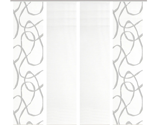 Schiebegardine mit abstraktem Muster