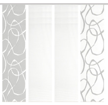 Panneau coulissant avec motif géométrique