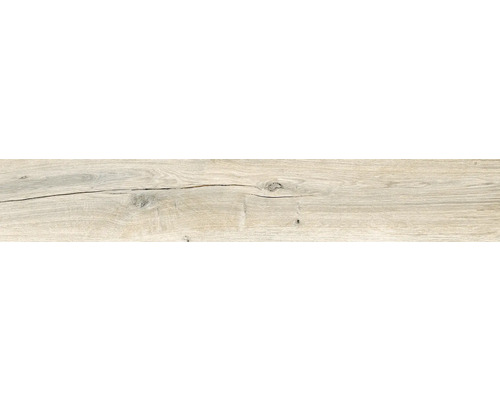 Carrelage sol et mur en grès cérame fin MUMBLE H Lxlxe 19.5x121x0.9 cm Carreau en bois avec grain de bois