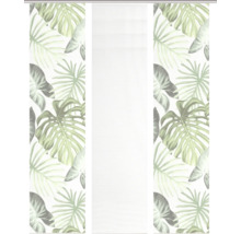 Schiebegardine mit Blättermotiv