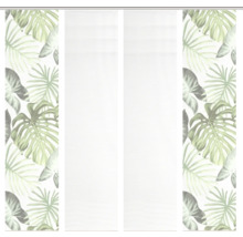 Schiebegardine mit Pflanzenmuster