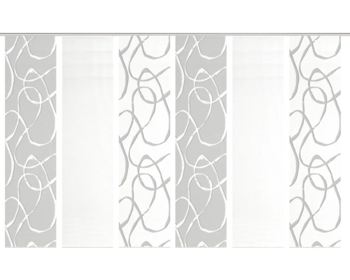Schiebegardine mit abstraktem Muster