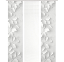 Schiebegardine mit Blattmuster für Fensterdekoration