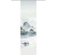 Dekoratives Rollo mit Berglandschaft und Boot