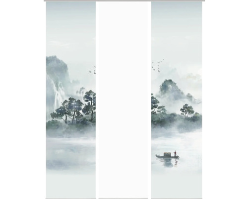 Schiebegardine mit Landschaftsmotiv