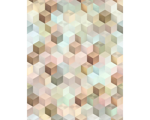 Motif de cubes abstraits pour décoration murale