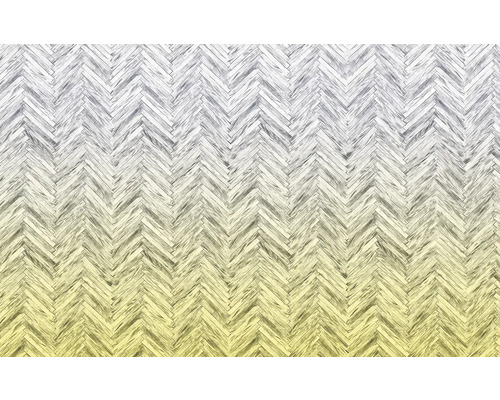 Papier peint panoramique intissé 6000C-VD4 Infinity Herringbone 4 pces 400 x 250 cm Parquet en chevrons en bois