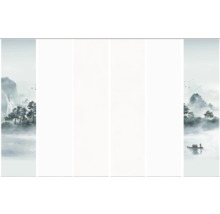 Schiebegardine mit Bergmotiv