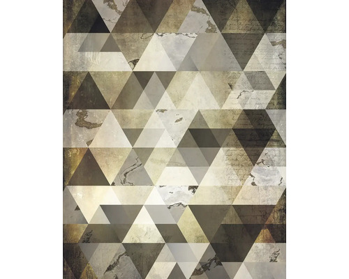 Motif géométrique triangulaire pour décoration murale