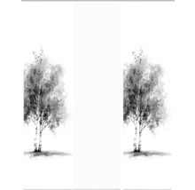 Dekoratives Türposter mit Birkenmotiv