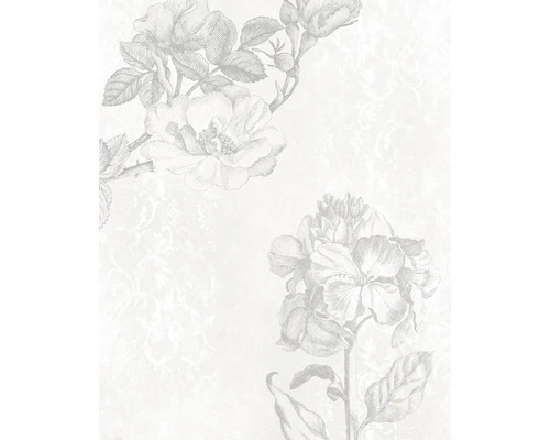 Papier peint à motif floral