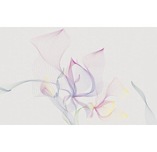 Abstrakte Darstellung einer Blume aus feinen Linien