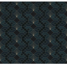 Papier peint avec motif géométrique Art déco