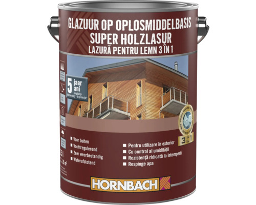 Holzlasur für den Aussenbereich in einer Dose von Hornbach