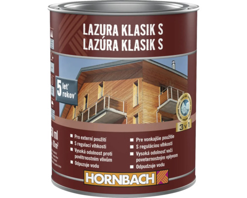 Holzlasur für den Aussenbereich im Metalleimer