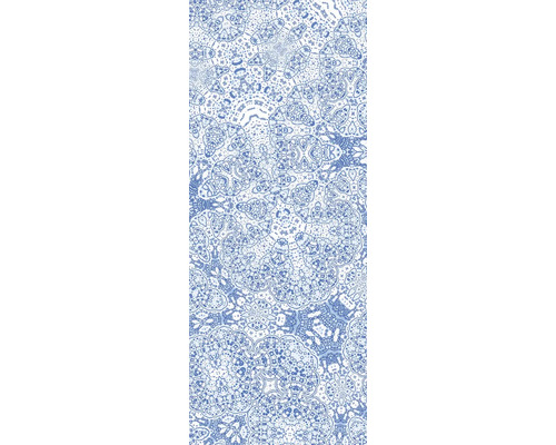 Motif bleu sur tissu