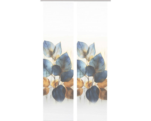 Rollo mit Blätter-Motiv für Fensterdekoration