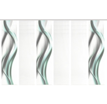 Schiebegardine mit Wellenmuster