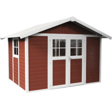 Abri de jardin avec double porte et fenêtre