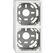 Boîte d'appareil double pour installations électriques