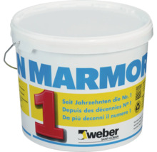 Eimer mit Marmorputz