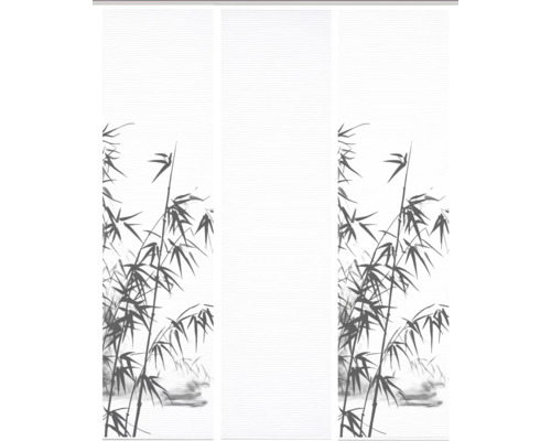 Fensterplissee mit Bambus-Design