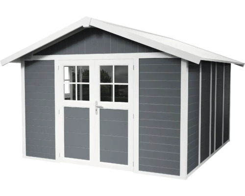 Abri de jardin avec double porte