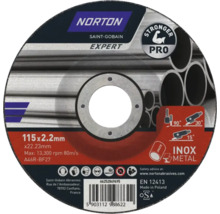 Norton Saint-Gobain Expert disque à tronçonner, 115x2.2 millimètres