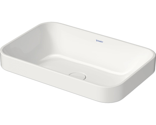 Vasque à poser DURAVIT 60 x 40 cm Happy D.2 Plus blanc 2359600000