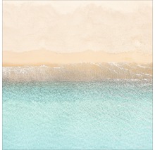 Luftaufnahme von Strand und Meer