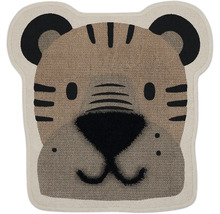Teppich mit Tigergesicht Motiv